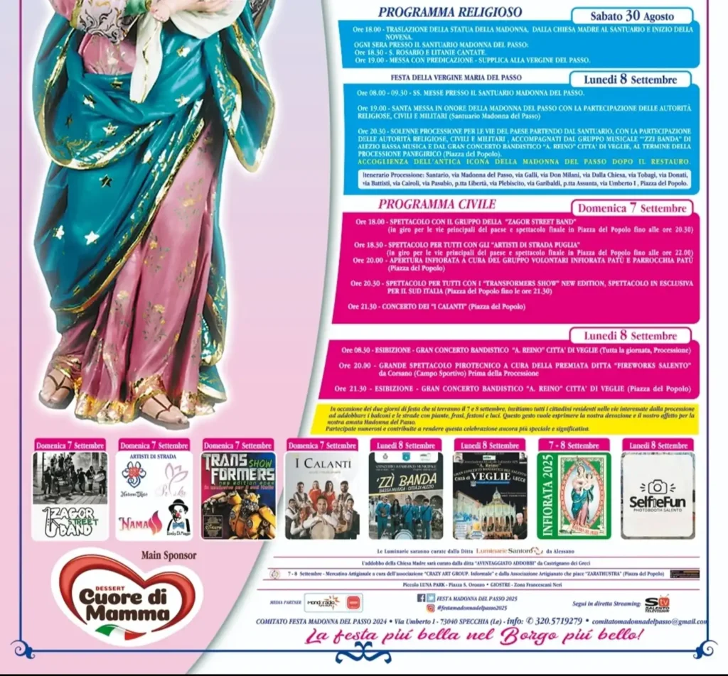 festa madonna del paso programma