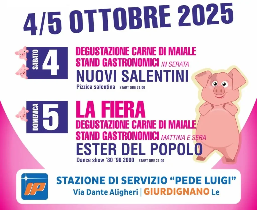 la fiera giurdignano programma
