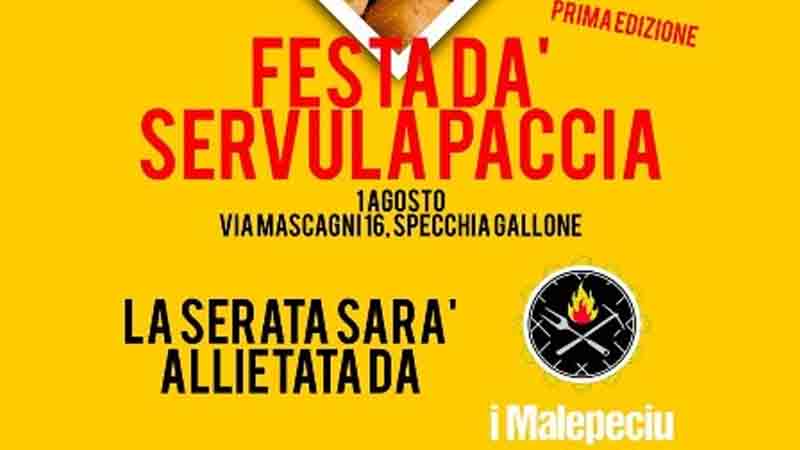 festa servula paccia