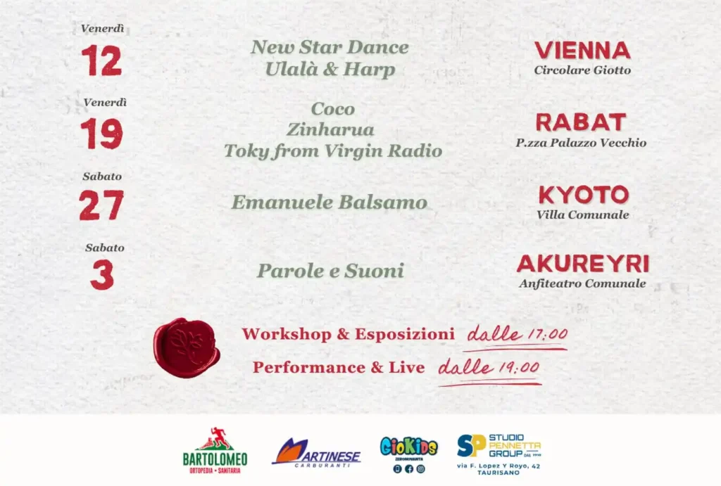 confini sospesi taurisano programma